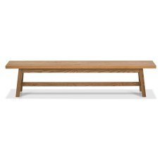 Brixton Rustic Oak Large Bench Brixton Rustic Oak Large Bench