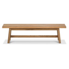 Brixton Rustic Oak Small Bench Brixton Rustic Oak Small Bench