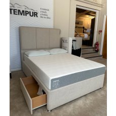 Double (4ft6) 2 Drawer Divan, Headboard & TEMPUR Mattress Set (SRP: £2,064 / NOW: £899)