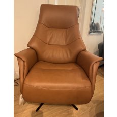 Logan Manual Recliner Chair Leather (£799)