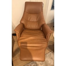 Logan Manual Recliner Chair Leather (£799)