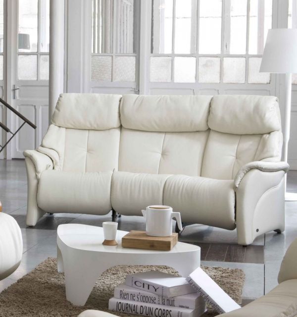 Himolla Chester Curved 3 Seater Manual Reclining Sofa