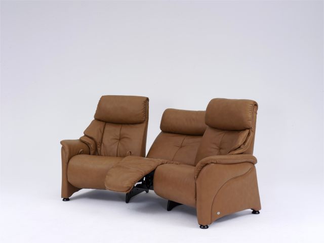 Himolla Chester Curved Sofa Home Cinema With Electric Cumuly Function And Retractable Middle Back An
