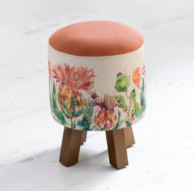 Monty Stool - Enchanting Thistle (SRP £110 NOW £85)