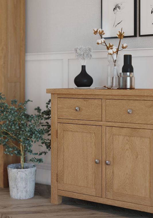 Dallow Oak 2 Door Sideboard Dallow Oak 2 Door Sideboard
