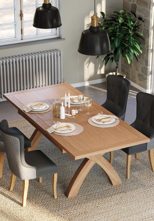Dallow X-Leg Extanding Dining Table Dallow X-Leg Extanding Dining Table