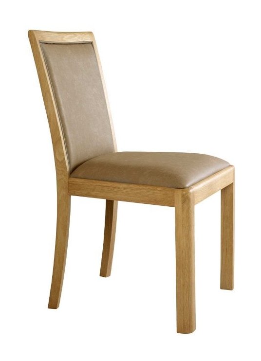 Stockholm Low Back Dining Chair in Taupe Faux Leather Stockholm Low Back Dining Chair in Taupe Faux Leather