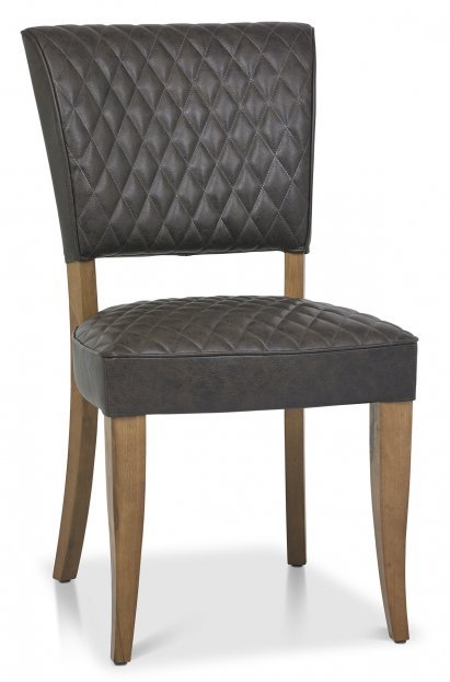 Portland Logan Rustic Oak Upholstered Chair - Old West Vintage Fabric Portland Logan Rustic Oak Upholstered Chair - Old West Vintage Fabric