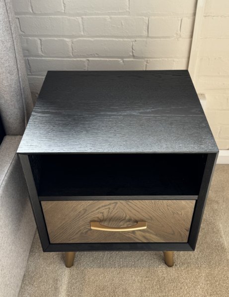 Lisbon 1 Drawer Nightstand (WAS: £313 / NOW: £139) Lisbon 1 Drawer Nightstand (WAS: £313 / NOW: £139)