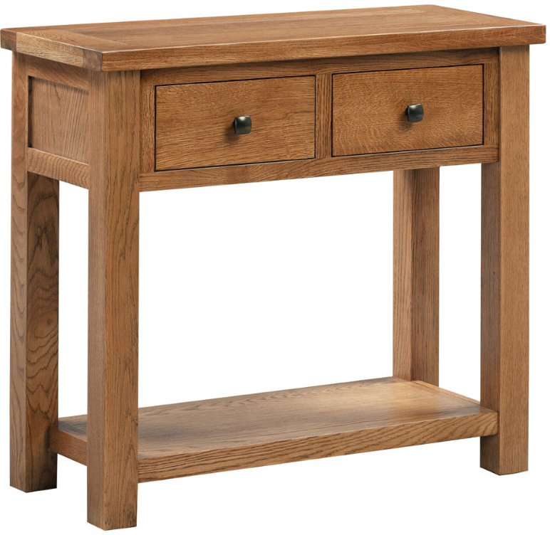 Dallow Rustic 2 Drawer Console Table Dallow Rustic 2 Drawer Console Table