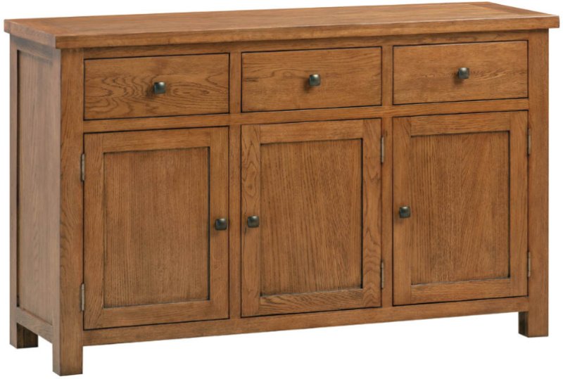 Dallow Rustic 3 Door Sideboard Dallow Rustic 3 Door Sideboard