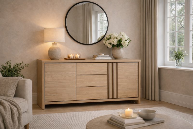 MaxFurn Levanzo Large 2 Door 3 Drawers Sideboard MaxFurn Levanzo Large 2 Door 3 Drawers Sideboard