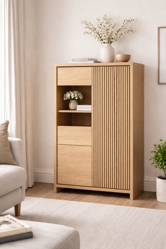 MaxFurn Levanzo Glazed Cabinet (1 Glazed Door / 2 Doors) MaxFurn Levanzo Glazed Cabinet (1 Glazed Door / 2 Doors)