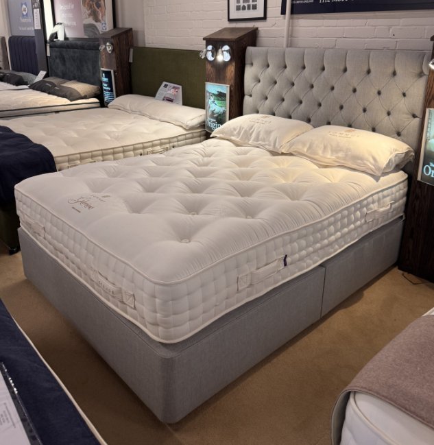 Somnus Glorious King Mattress, Divan & Headboard (WAS: £3,999 / NOW: £1,299) Somnus Glorious King Mattress, Divan & Headboard (WAS: £3,999 / NOW: £1,299)
