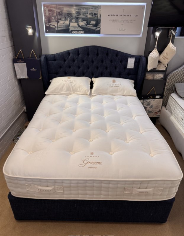 Somnus Gracious Spring Soft Kind Size Mattress (WAS: £3,899 /NOW: £1,499) Somnus Gracious Spring Soft Kind Size Mattress (WAS: £3,899 /NOW: £1,499)