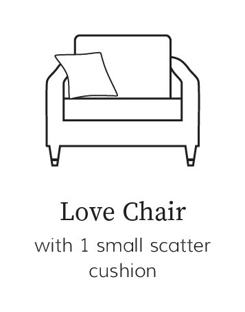 David Gundry Hoxton Love Chair David Gundry Hoxton Love Chair
