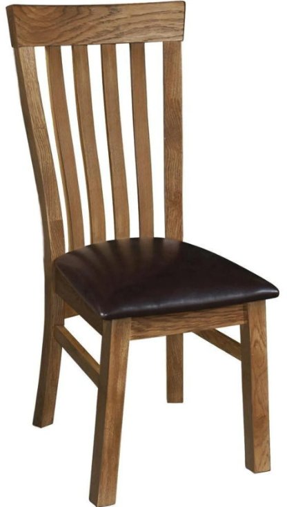 Dallow Rustic Slatted Back Chair Dallow Rustic Slatted Back Chair