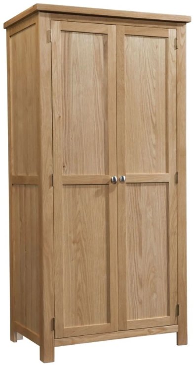 Dallow Oak All Hanging Double Wardrobe Dallow Oak All Hanging Double Wardrobe