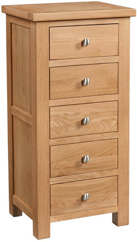 Dallow Oak 5 Drawer Wellington Dallow Oak 5 Drawer Wellington