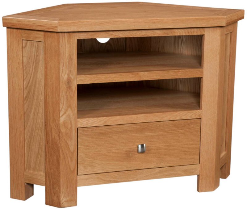 Dallow Oak Corner TV Unit Dallow Oak Corner TV Unit