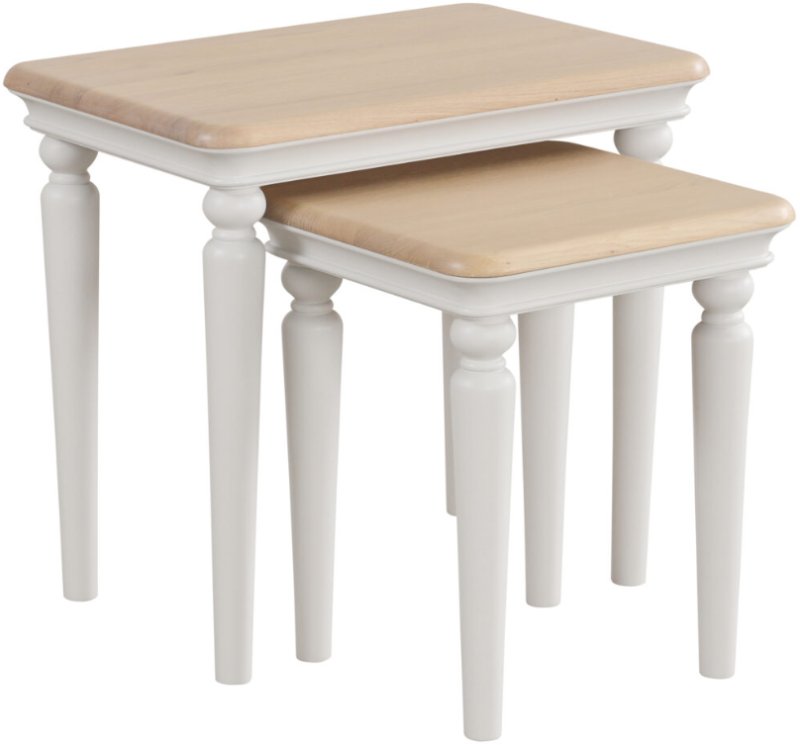 Lingwood Painted Nest Of 2 Tables Lingwood Painted Nest Of 2 Tables