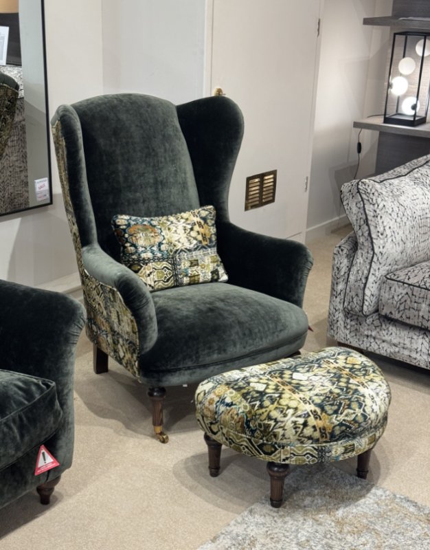 Spink & Edgar Crawford Wing Chair (WAS: £2,097 / NOW: £999) Spink & Edgar Crawford Wing Chair (WAS: £2,097 / NOW: £999)