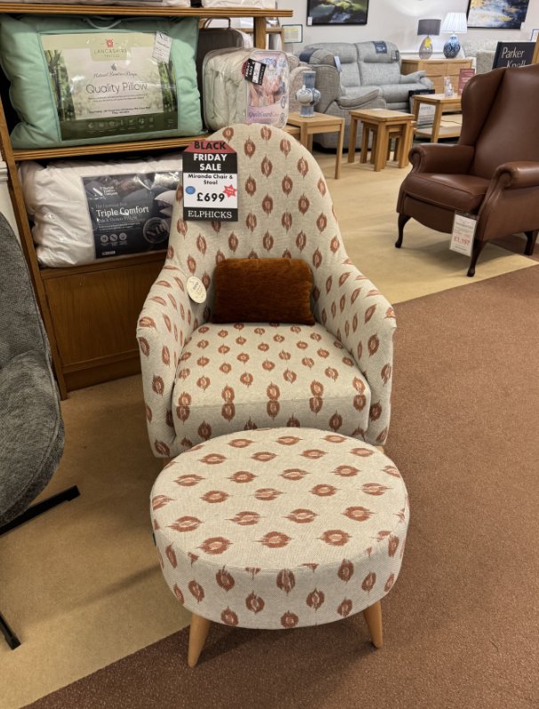 Fama Miranda Chair & Stool (WAS: £1,251 / NOW: £699) Fama Miranda Chair & Stool (WAS: £1,251 / NOW: £699)