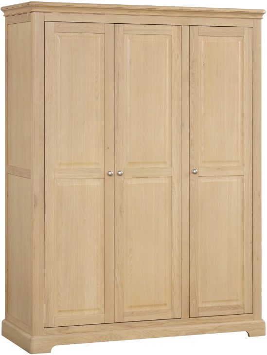 Lingwood Oak Triple Wardrobe Lingwood Oak Triple Wardrobe