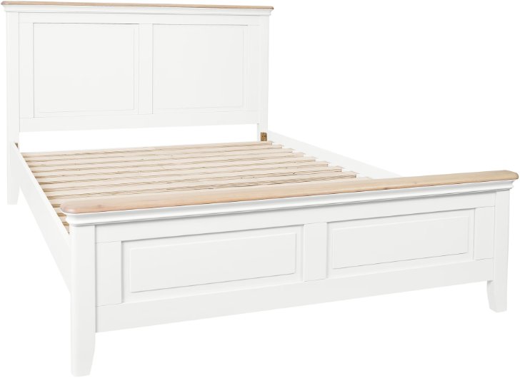 Lingwood Painted White King Panelled Bed Frame Lingwood Painted White King Panelled Bed Frame