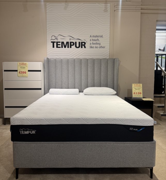 TEMPUR® Pro Plus Soft Mattress, Divan & Headboard Set in King Size (WAS: £6,103 / NOW: £2,199) TEMPUR® Pro Plus Soft Mattress, Divan & Headboard Set in King Size (WAS: £6,103 / NOW: £2,199)