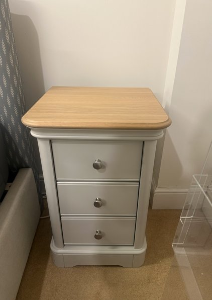Hill & Hunter Chartwell Narrow 3 Drawer Bedside (Was: £724 / Now: £329) Hill & Hunter Chartwell Narrow 3 Drawer Bedside (Was: £724 / Now: £329)