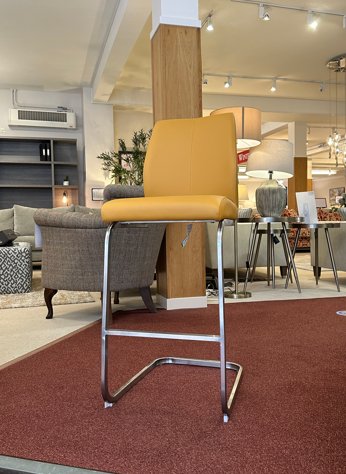 Vida Bar Stool Pumpkin PU (Was: £165 / Now £79) Vida Bar Stool Pumpkin PU (Was: £165 / Now £79)