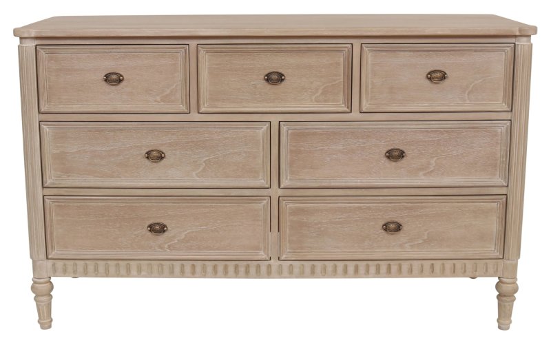 Willow 7 Drawer Chest – Timber Wash Willow 7 Drawer Chest – Timber Wash