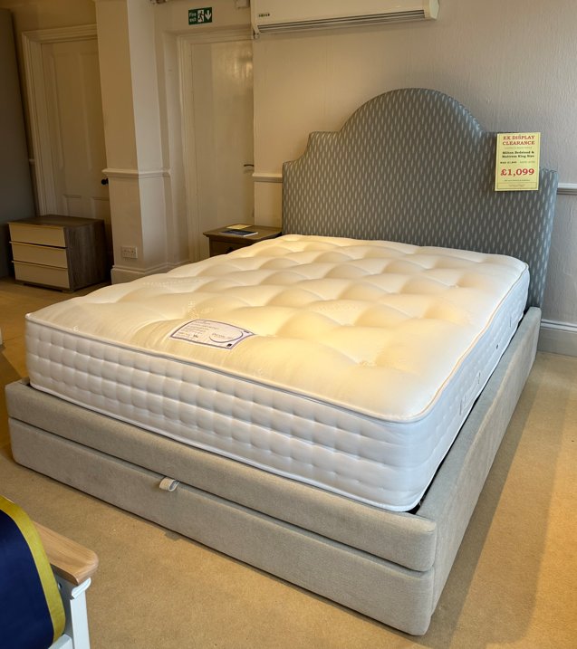 Wilton 5ft (King Size) Bedframe & Venus 1,500 Spring Mattress (Was: £1,849 / Now: £1,099) Wilton 5ft (King Size) Bedframe & Venus 1,500 Spring Mattress (Was: £1,849 / Now: £1,099)