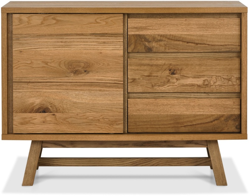 Brixton Rustic Oak Narrow Sideboard Brixton Rustic Oak Narrow Sideboard