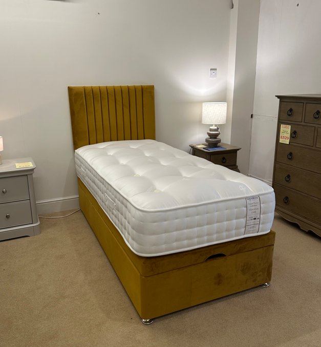 Highgrove Single (90cm) Thornton 1,500 Ottoman Bed, Mattress & Headboard (SRP: £1,347 / Now: £999) Highgrove Single (90cm) Thornton 1,500 Ottoman Bed, Mattress & Headboard (SRP: £1,347 / Now: £999)