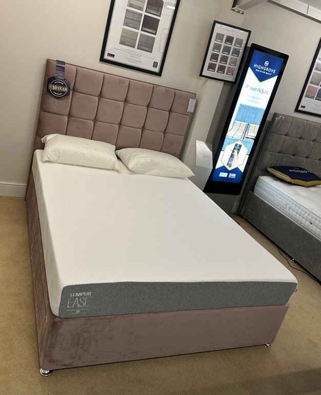 King (5ft) 2+2 Drawer Divan, Headboard & TEMPUR Mattress Set (SRP: £2,222 / NOW: £899) King (5ft) 2+2 Drawer Divan, Headboard & TEMPUR Mattress Set (SRP: £2,222 / NOW: £899)