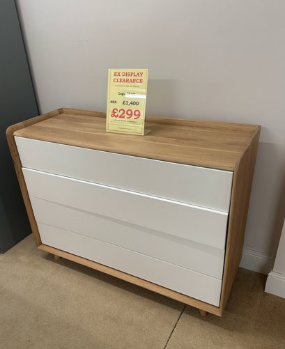 Lago 4 Drawer Chest £299 Lago 4 Drawer Chest £299