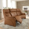 Himolla Chester Curved Sofa Home Cinema With Cumuly Function And Retractable Middle Back And Rack