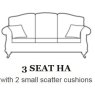 Wentworth 3 Seater Low Arm Sofa Wentworth 3 Seater Low Arm Sofa