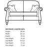 Parker Knoll Westbury 2 Seater Sofa Parker Knoll Westbury 2 Seater Sofa