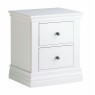 Alyssa 2 Drawer Bedside Chest Painted