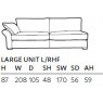 Collins & Hayes Miller Chaise End Sofa