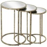 Mirror Top Nest of Tables Mirror Top Nest of Tables