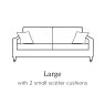 David Gundry Hoxton Large Sofa David Gundry Hoxton Large Sofa