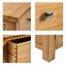 Dallow Oak 2 Door Console Table Dallow Oak 2 Door Console Table