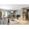 Dallow Oak 2 Door Console Table Dallow Oak 2 Door Console Table
