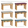 Dallow Oak Medium Dining Bench Dallow Oak Medium Dining Bench