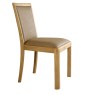 Stockholm Low Back Dining Chair in Taupe Faux Leather Stockholm Low Back Dining Chair in Taupe Faux Leather