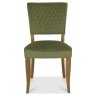Portland Logan Rustic Oak Upholstered Chair - Cedar Velvet Portland Logan Rustic Oak Upholstered Chair - Cedar Velvet